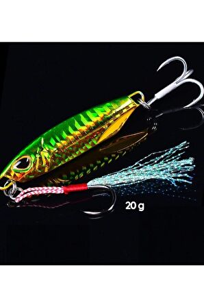 Jig Yem 20gr. Lures Sahte Yem Rapala Levrek,Lüfer,Çinekop,Palamut,Zargana,Turna Rapala