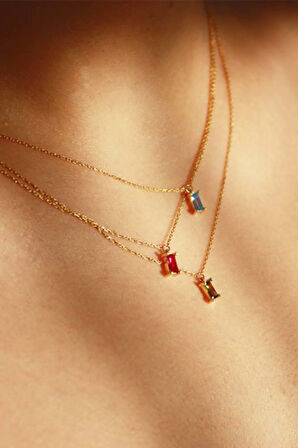 Clara Kırmızı Kolye  | undefined