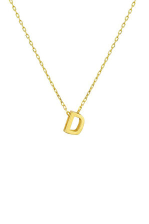 Kadın Mini D Harfli Kolye | undefined