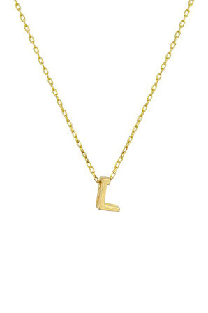 Kadın Mini L Harfli Kolye  | undefined