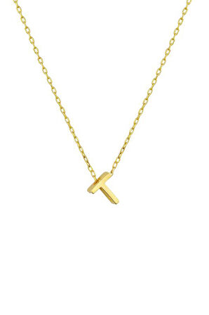 Kadın Mini T Harfli Kolye  | undefined