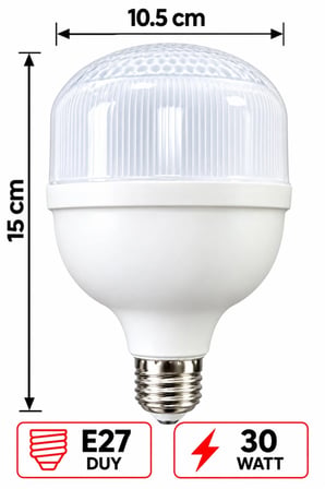 20 Watt Kristal Torch Led Ampül Parlak Işıklı E27 Beyaz Işık Torch Ampul