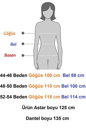 Kruvaze Yaka Uzun Kol Büyük Beden Dantel Elbise 20Y-2449
