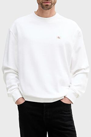 Erkek LS EU 350TERRY BADGE CREWNECK SW Sweatshirts | S