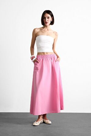 DeFacto Fitted Basic Düz Straplez Bluz E9886AX25SMWT32