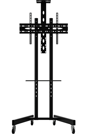 ALPIN TV/Fuar ve Toplantı Odası Standı Video Kamera Askı Aparatlı Metal Ayaklı TV Sehpası/Ünitesi 40” inç – 75” inç