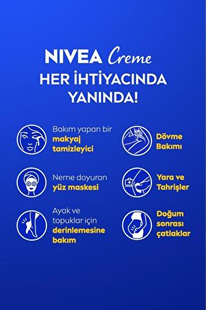 Nivea Creme 30ml, Yoğun Nemlendirici, Bakım Yapan Koruma, Eucerit, Yumuşak Cilt, El Yüz Vücut, X3 Adet