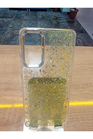 Samsung Galaxy S20 FE Uyumlu Simli Kamera Çerçevesi Metal Kapak Tuşları Metal Kılıf