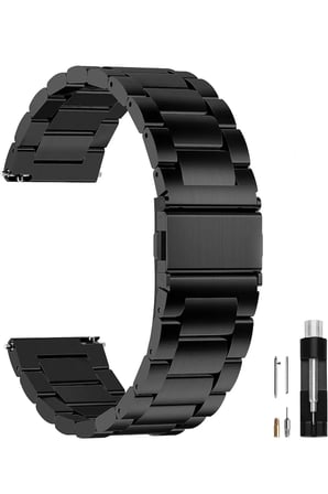 Samsung Galaxy Watch 4/5/6/7/fe/40/40/44 Classic 42/43/46/47MM Uyumlu 20mm Metal Paslanmaz Kordon