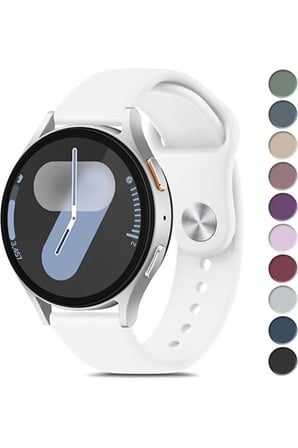 Galaxy Watch 4/5/6/7/FE/40/44 Classic 42/43/46/47mm Uyumlu 20mm Soft Silikon Kordon
