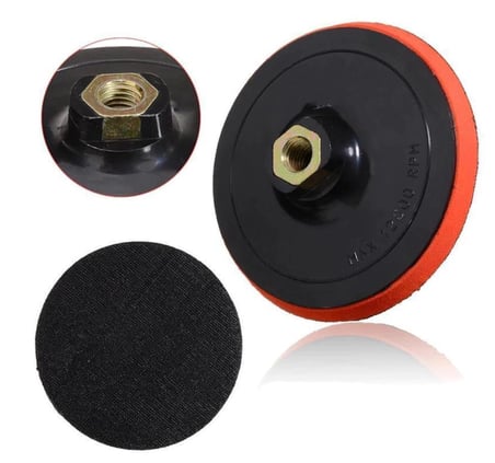 Cırt Zımpara Seti + Matkap Aparatı 115 mm 20 Parça Avuç İçi Taşlama Spiral Set