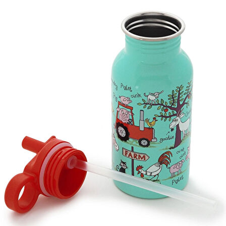 Çelik Matara 400ml  / 4' lü Beslenme Kutusu FARMYARD
