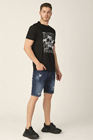 ALEXANDERGARDI REGULAR FİT JEAN ŞORT (21-CMLSRT)