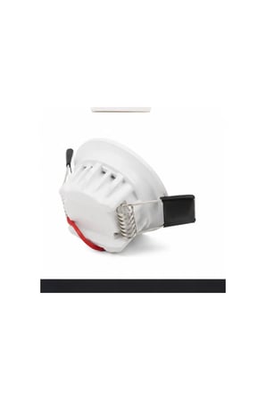 HS1207 1W LED Spot Armatür Beyaz Kasa Gün Işığı / Beyaz Işık Mini Gömme Spot