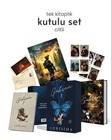 Gökçen -3: Güz Yağmurları Hediyeli Özel Kutu (Ciltli) / Loresima