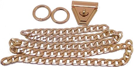 Light gold renk zincir set