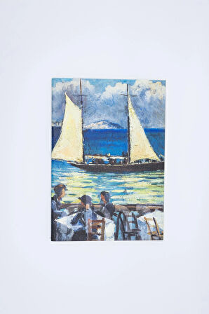 Mehmet Ali Laga - Peyzaj, Deniz ve Yelkenli A6 Defter 