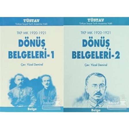 TKP MK 1920 1921 Dönüş Belgeleri 2 Cilt Takım