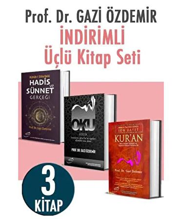 Gazi Özdemir Üç Kitaplık Set