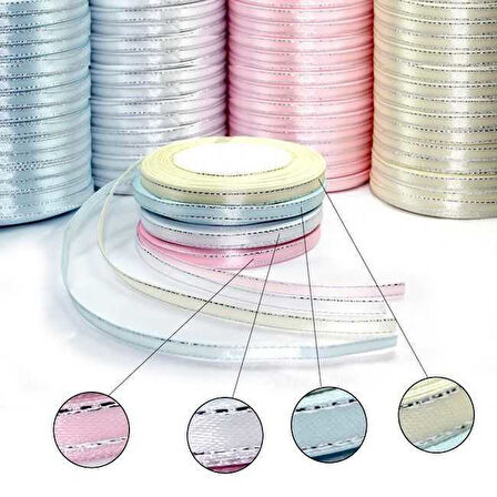 KURDELA SİMLİ SATEN LİLA 6 MM 23 MT 1 ADET