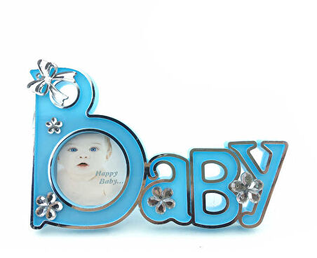 ÇERÇEVE BABY YAZILI MAVİ 1 ADET