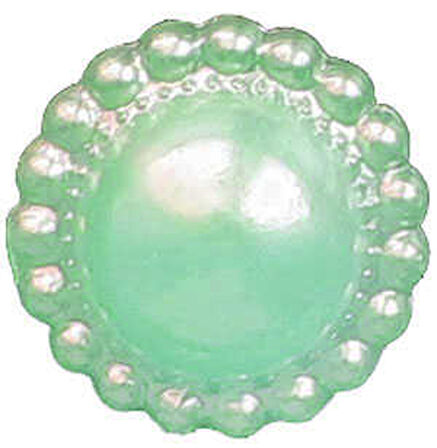 İNCİ ETRAFI DESENLİ MAVİ 17MM 700 ADET