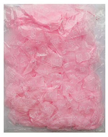 FİYONK ORGANZE ITS BABY PEMBE 100 ADET