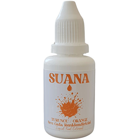 Suana Sıvı Gıda Boyası 20 ml Turuncu