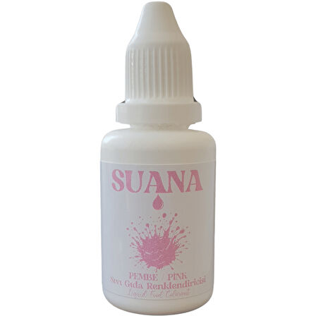 Suana Sıvı Gıda Boyası 20 ml Pembe