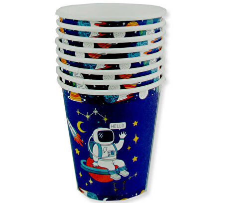 BARDAK ASTRONOT UZAYDA KARTON 8OZ 8 ADET