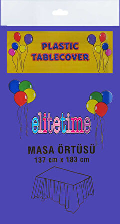 MASA ÖRTÜSÜ DÜZ YERLİ 137X183 LACİVERT 1 ADET
