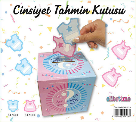 CİNSİYET TAHMİN KUTUSU (İSİM TAVSİYESİ) PK:1 SET