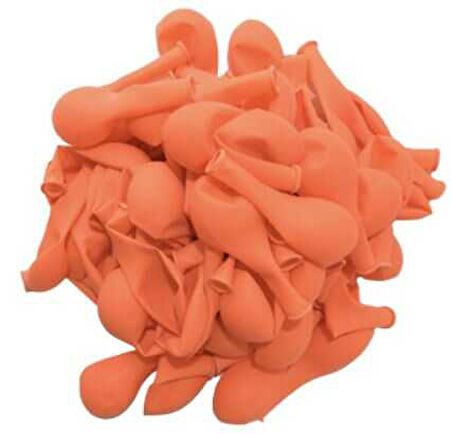 BALON DÜZ NEON FOSFORLU 12 İNC TURUNCU 100 ADET