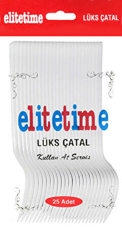 ÇATAL LÜKS BEYAZ 25 ADET