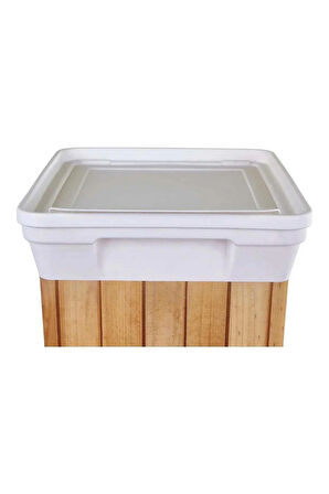 QUTU Q-TRASH BIN 20 L WOOD ÇÖP KOVASI