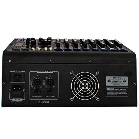 König Ka-8700 8 Kanal 2X350 Watt 99 Dsp Mıxer Amfi