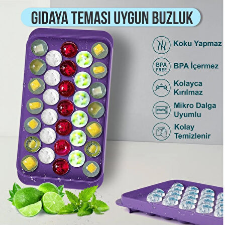 Gen-Of Küre Buz Kalıbı 33 Lü GKH