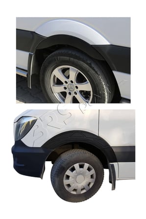 Mercedes Sprinter W906 Uyumlu 2006-2017 Damalı Çamurluk Dodik 4 Parça