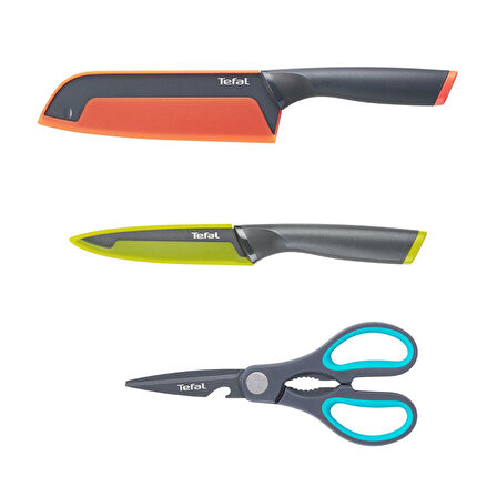 Fresh Kitchen 3`lü Çok Amaçlı Bıçak ve Makas Seti