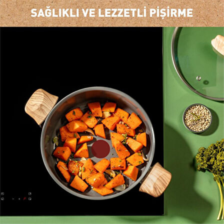 Ceramic Renew Kısa Tencere 24 cm