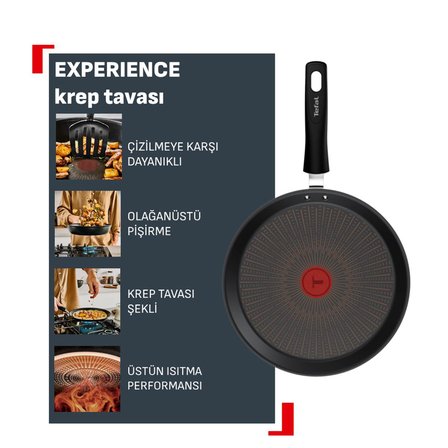 Tefal Experience Fusion Core 9X Krep Tava - 25 Cm