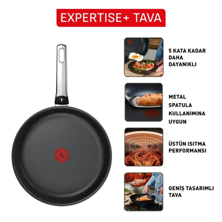 Tefal Expertise+ 5X Tava - 24 Cm