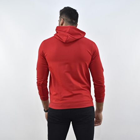 ZİDAN 4657  KAPŞONLU SWEATSHIRT- KANGURU CEPLİ BASİC