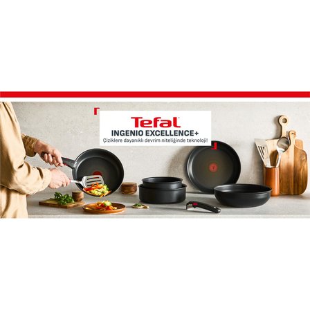Tefal Excellence+ Fusion Core 9X Mix Tava - 28 Cm