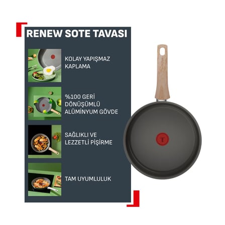 Tefal Renew Sos Tenceresi - 24 Cm
