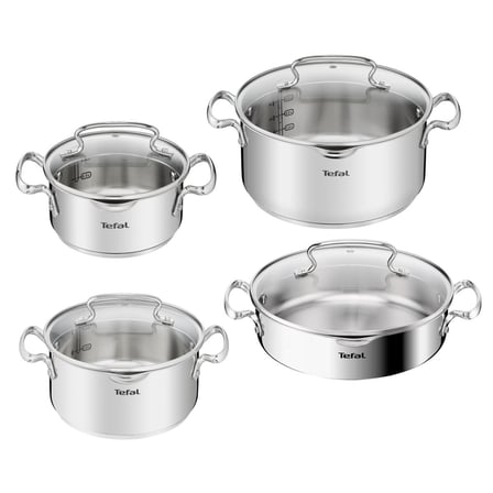 Tefal Duetto Çelik Tencere Seti - 8 Parça