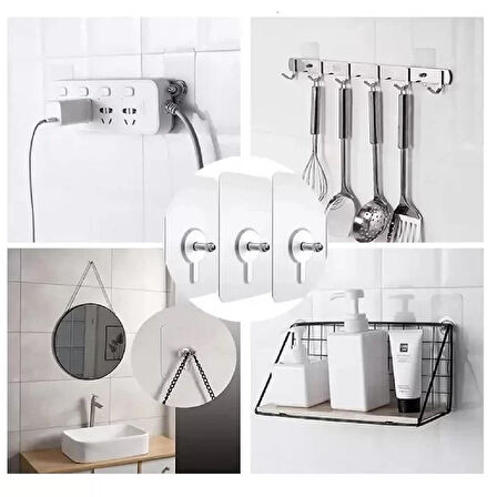 Gen-Of Banyo Mutfak Dolap İçin Yapışkanlı Vidalı Bant GKH
