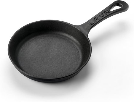Döküm Mini Yuvarlak Saplı Çap 16 Tava