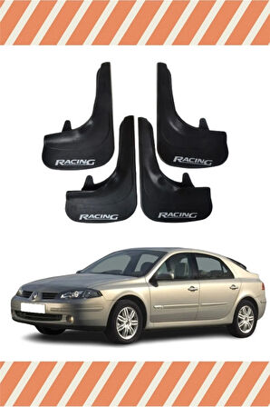 Renault Laguna 2 Racing yazılı 4’lü tozluk çamurluk paçalık dayanıklı koruma