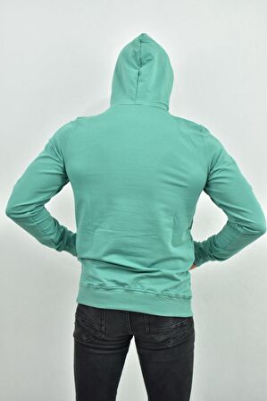 ZİDAN 4657  KAPŞONLU SWEATSHIRT- KANGURU CEPLİ BASİC